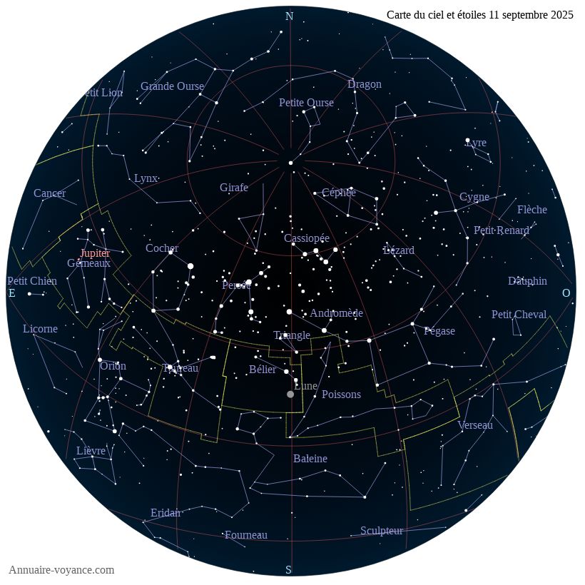 carte ciel 11-9-2025