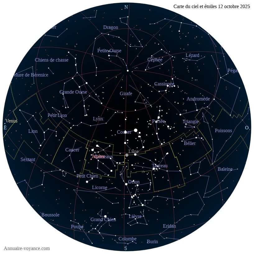 carte ciel 12-10-2025