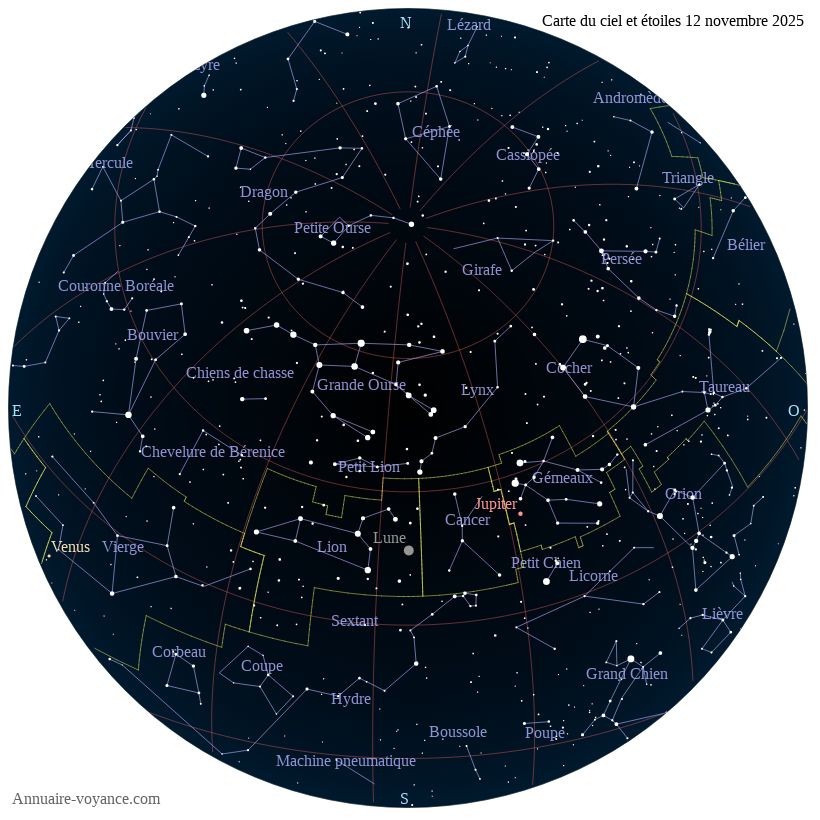 carte ciel 12-11-2025