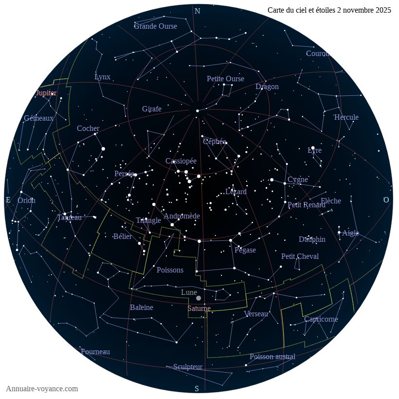 carte ciel 2-11-2025