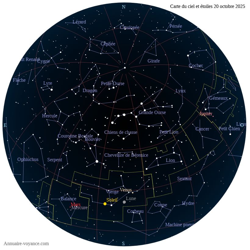 carte ciel 20-10-2025