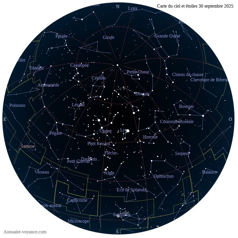 carte ciel 30-9-2025