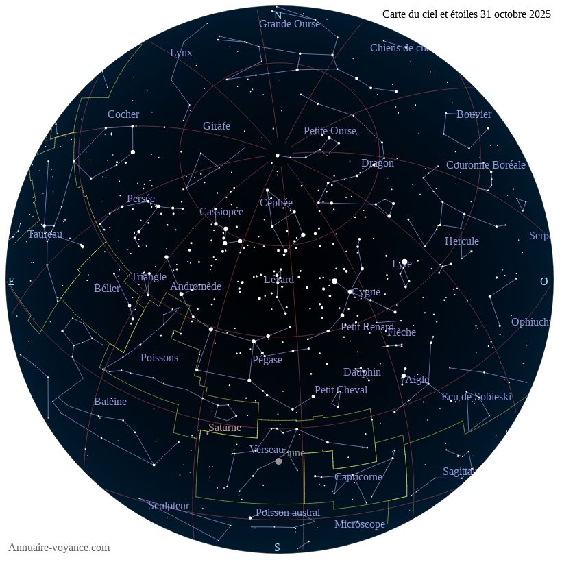 carte ciel 31-10-2025