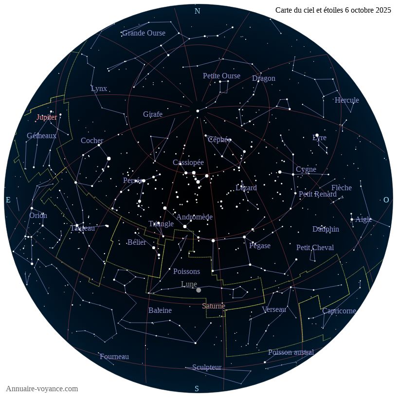 carte ciel 6-10-2025